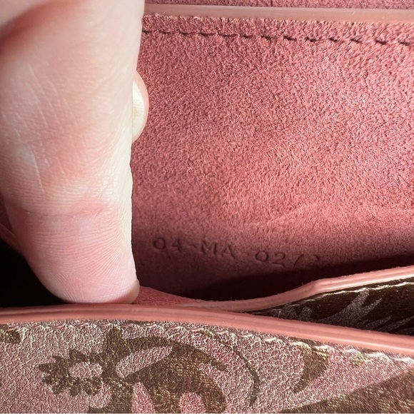 Dior East West Bobby Metallic Floral Shoulder Bg - Picture 12 of 13